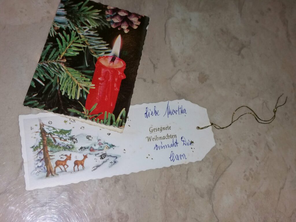 Old German gift tag